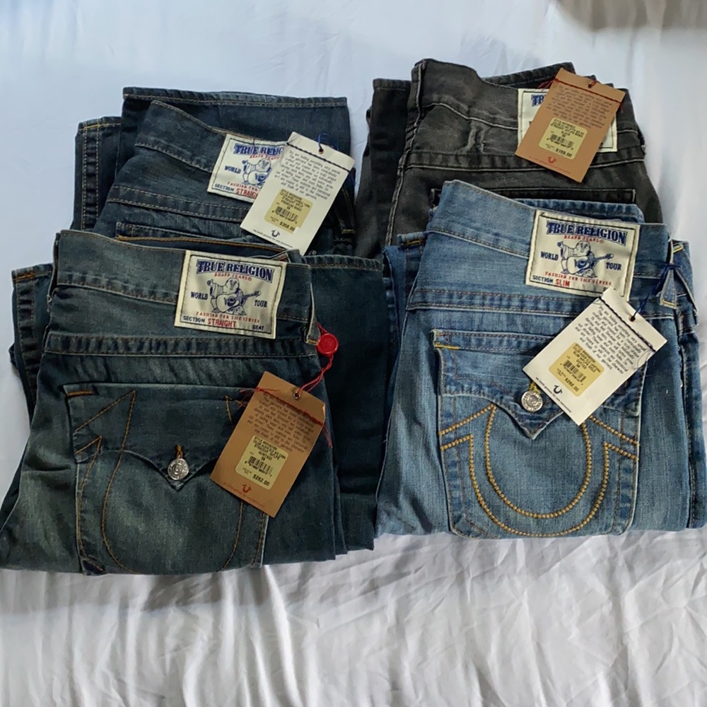 Lot of True Religion Men’s Jeans